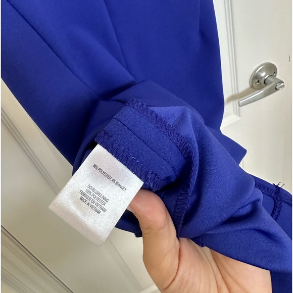 Laura Petites - Small Tie Neck Midi Dress - Size 2 - Stretchy Cocktail Dress - Picture 4 of 6